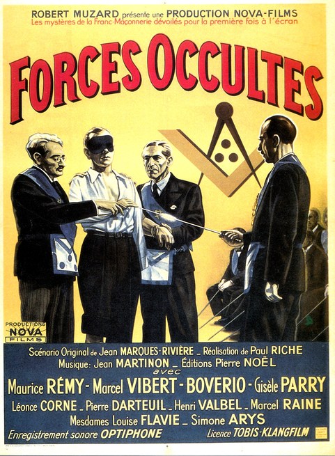 gabymela's tweet photo. @LuigiGrimaldi19 Forze Occulte (i misteri della Massoneria) è un film francese del 1943, noto per essere l'ultimo film diretto da Paul Riche. https://t.co/bCHDdn60Lx https://t.co/acGtDxXJ0Z
