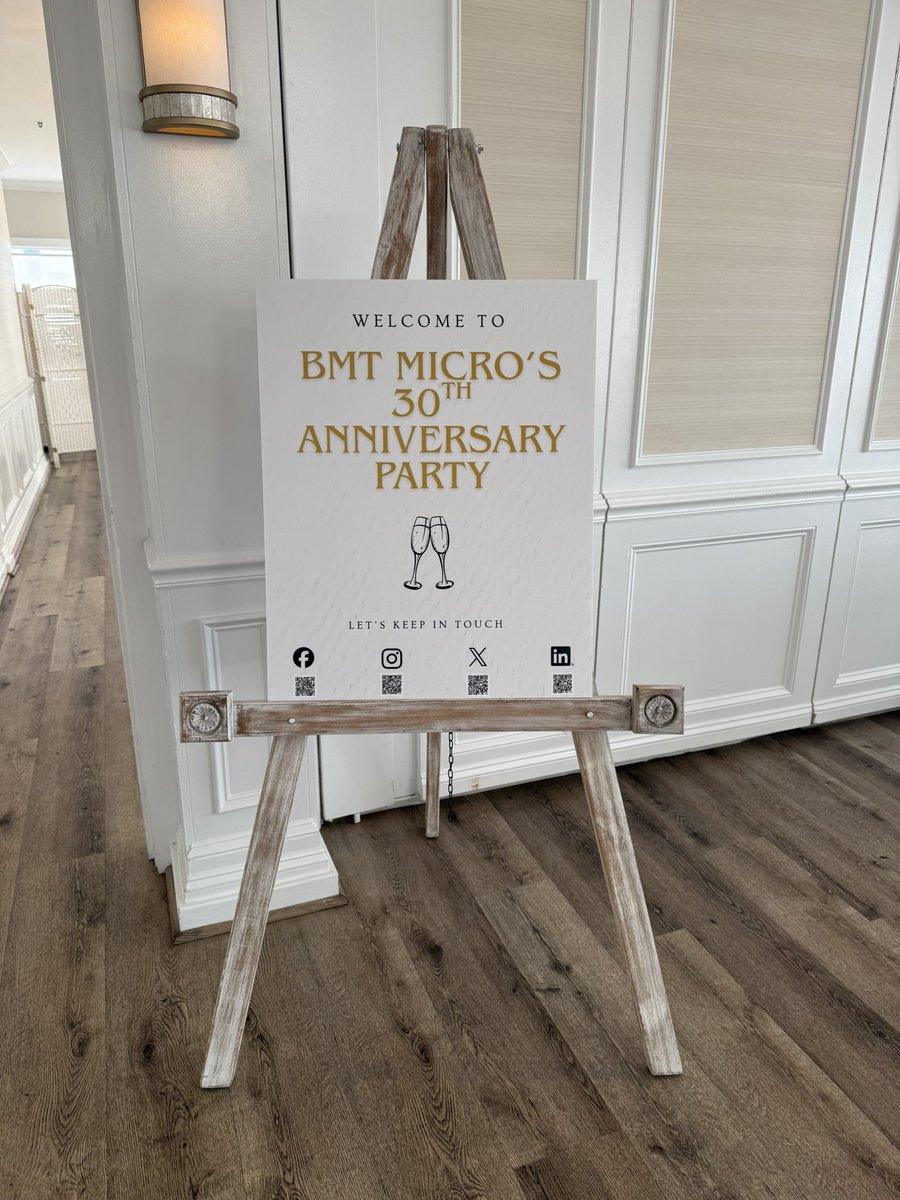 BMTMicro's tweet photo. 30 years of BMT Micro 🎉 We had a fun-filled day celebrating this big milestone with so many impactful people. Thank you to everyone who has been a part of our journey, we can’t wait to see what the next 30 years holds! https://t.co/taXicSzQwA