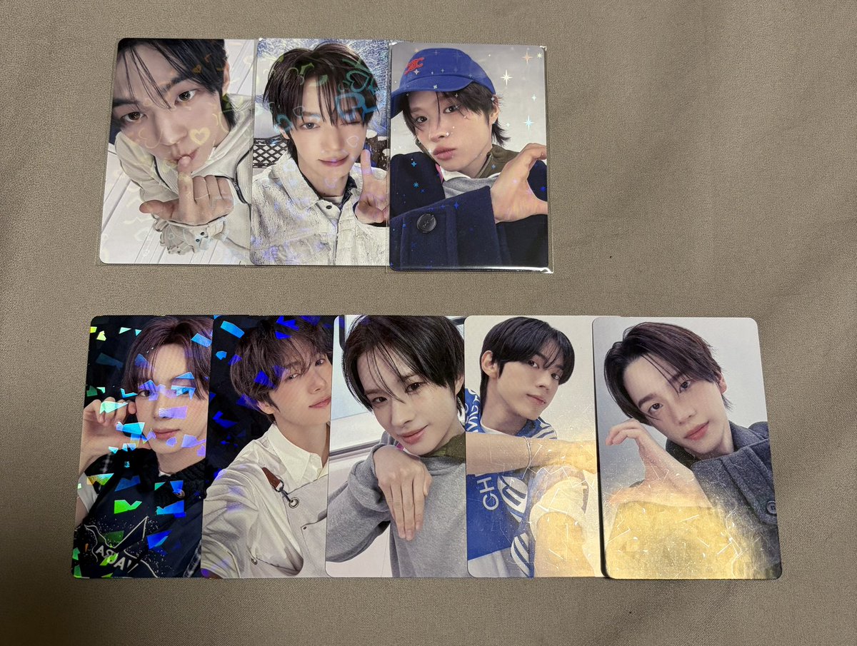 tce1u's tweet photo. TWS 5th Mini Album NO TRAGEDY
封入 トレカ 交換 compact

【譲】画像1.2枚目シニュ/ ドフン/ジフン/ ハンジン/ギョンミン

【求】同種異種ジフン
（画像3.4枚目💗＞✖︎のついていないもの）

郵送希望です！
お気軽にお声掛けください！🙇🌟 https://t.co/NDNe9SHoQ2