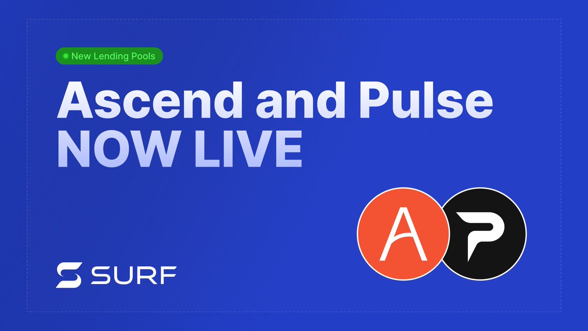 Surf | Lending Pools on Cardano tweet media
