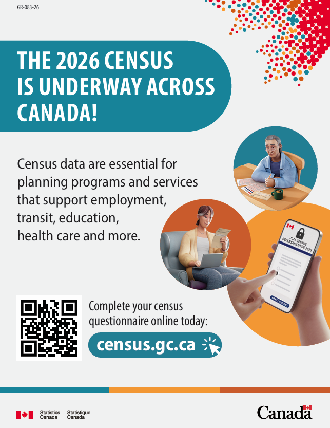 The 2026 Census kicked off today across Canada! Census information is ...