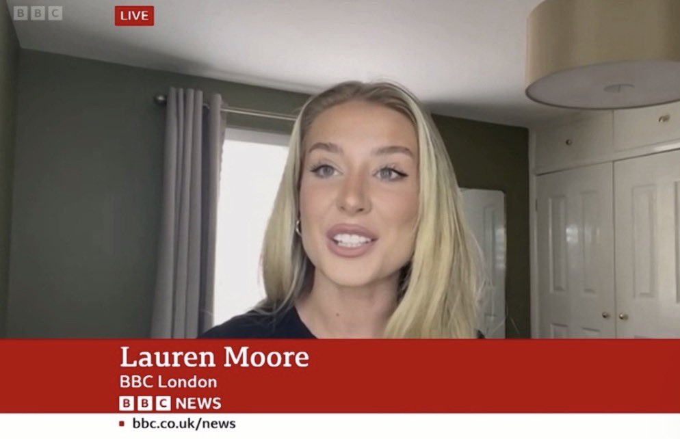 lauren moore tweet media