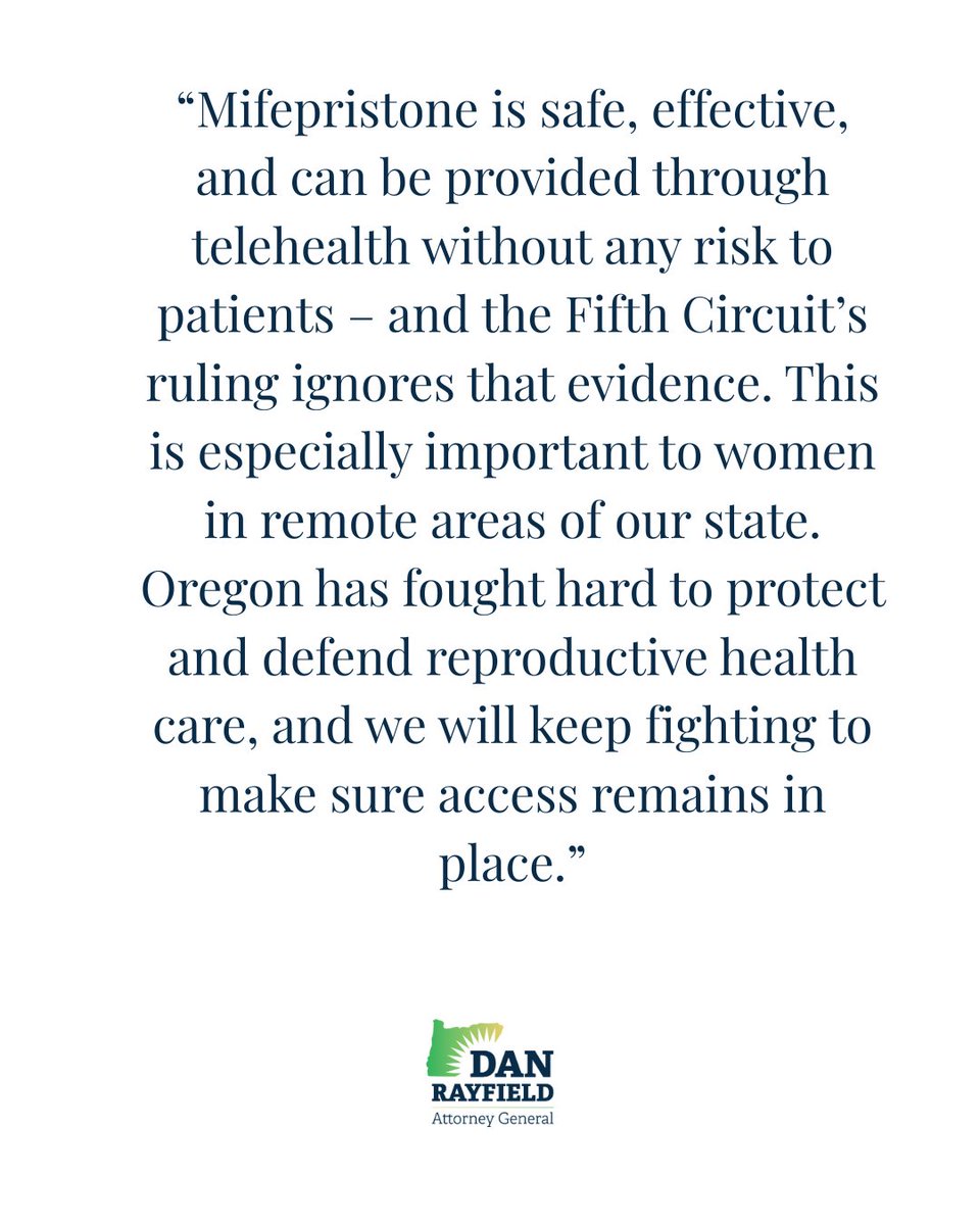 Attorney General Dan Rayfield tweet media