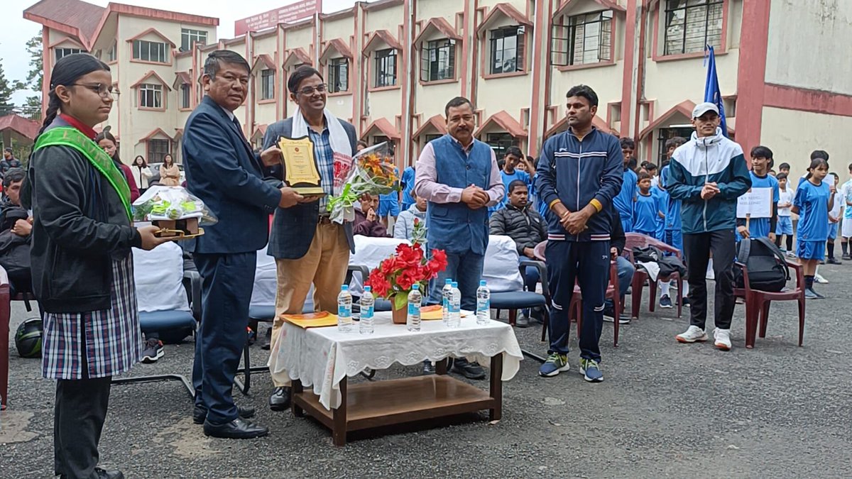 rscsilchar23's tweet photo. Grand inauguration of 55th KVS Regional Sports Meet 2026(Phase-III) of Silchar Region at KV NEHU Shillong Shillong w.e.f 04.05.2026 to 06.05.2026.Wishing all the best to all the participants. 
#Football 
#Archery 
#Judo https://t.co/THhIcWcNsk