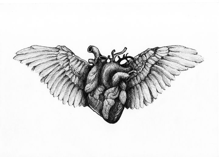 jpveiga3's tweet photo. Art of the Day! "Flying Heart". Buy at: https://t.co/SmiFcJrbLc https://t.co/PGXFKyvheZ