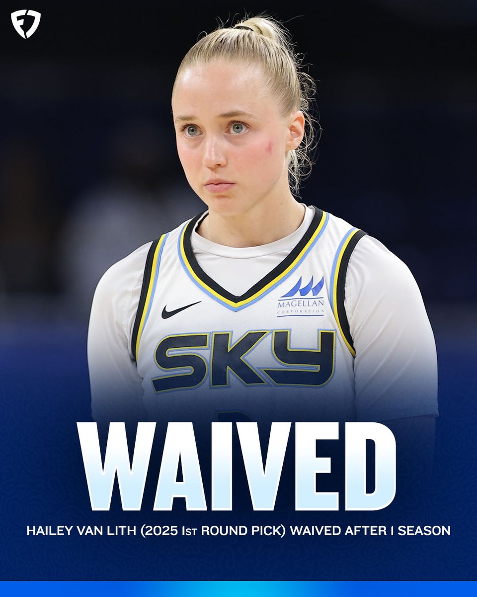 FanDuel's tweet image. The Chicago Sky's last five 1st round picks:

▹ 2025: Ajša Sivka - yet to play
▹ 2025: Hailey Van Lith - waived
▹ 2024: Kamilla Cardoso - on roster
▹ 2024: Angel Reese - traded
▹ 2021: Shyla Heal - played 4 games

#WNBA | #skytown