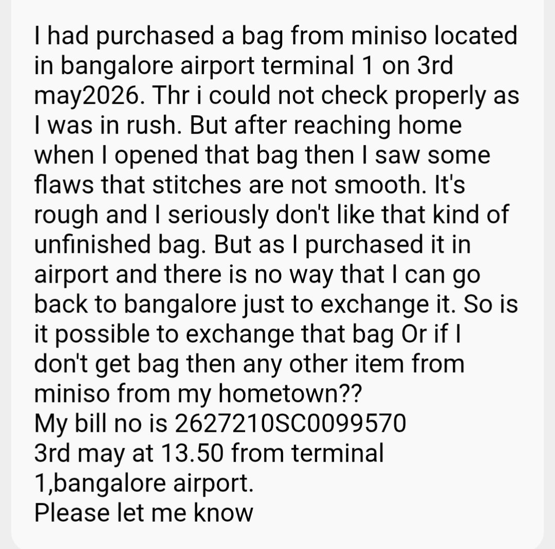 PuspanjaliP's tweet photo. @minisoindia #miniso #minisoindia 
Please reply https://t.co/19VYOsmPnF