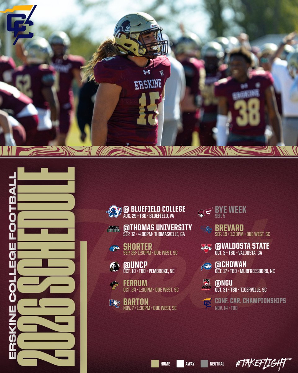 Erskine Football tweet media