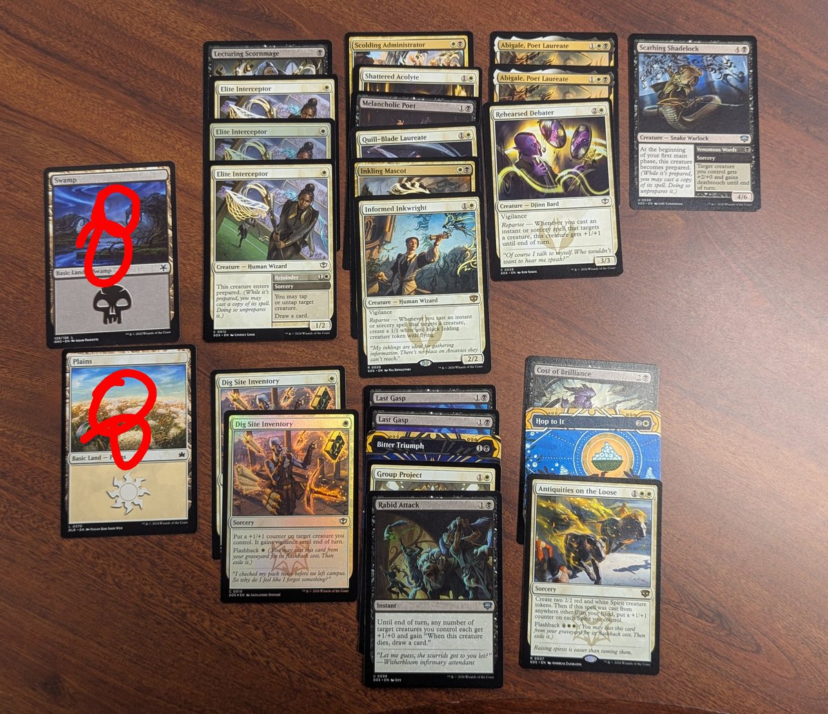 duresspacito's tweet photo. Won an RCQ at Worldfire Games on Saturday by drafting Silverquill. Used some of my winnings to buy the last OG @meddlingmage for my playset, seemed right. #theCasualNerdNC #TheTOADSTACK https://t.co/ThhVWhEPS9
