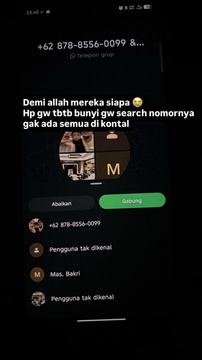 putrisamhana's tweet photo. Ada yang pernah ngalamin ini gak ya warga x 
Asli takut banget dan gak sengaja ke angkat
Mana pake bahasa asing semua
Takutnya scam https://t.co/7pn94vYJbu