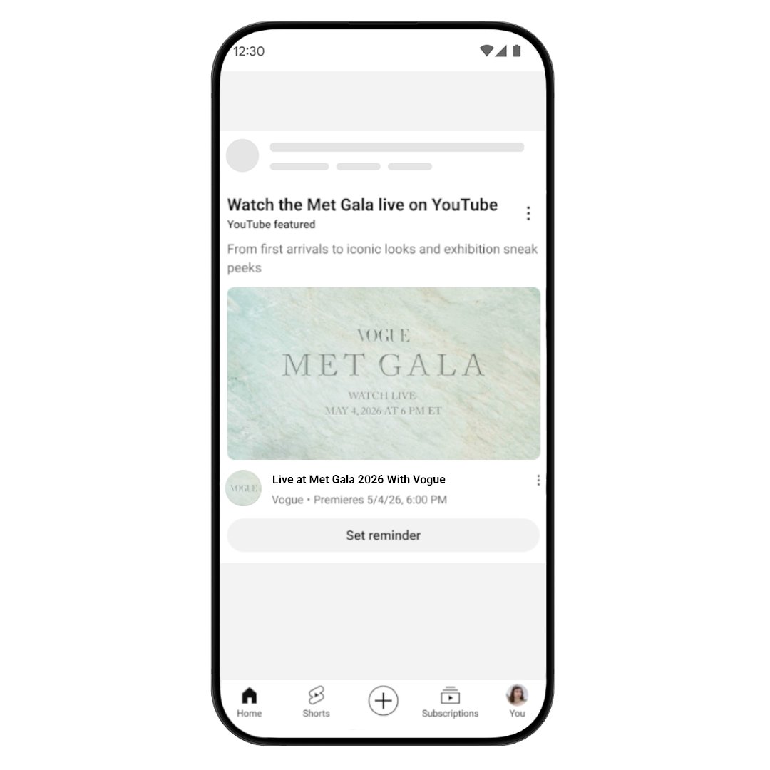 Updates From YouTube tweet media