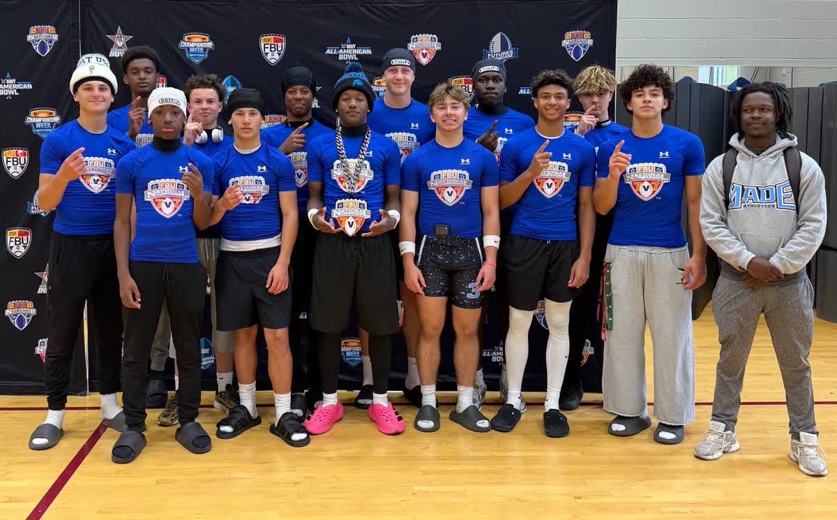 JrNolan2031's tweet photo. Thank you @FBUcamp and @MADEfootball for the opportunity to compete in this weekends 7v7 tournament. 14 Made 7v7 won our region. We’re headed to FBU Top Gun.

Gino Nolan Jr | DB/ATH | C/O 2031

@_ENGTraining_ @youareathlete @NxgnCamps @PrepRedzoneNext @AAECamp 

#DB #ATH https://t.co/8KrHjc97iL