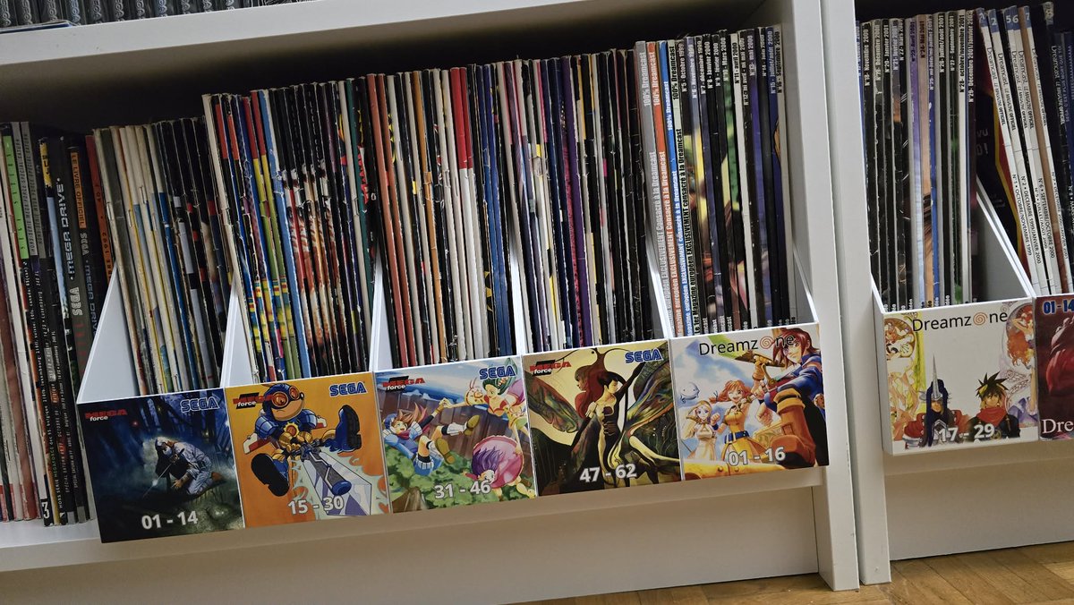 TheRealCerbere's tweet image. Organisation des magazines. 
Lvl up complete ! 
Merci à mon poto Jean ! Reste à acheter 9 box supplémentaires pour les Joypad maintenant ! 
#retrogaming #magazine #megaforce #joypad #dreamzone