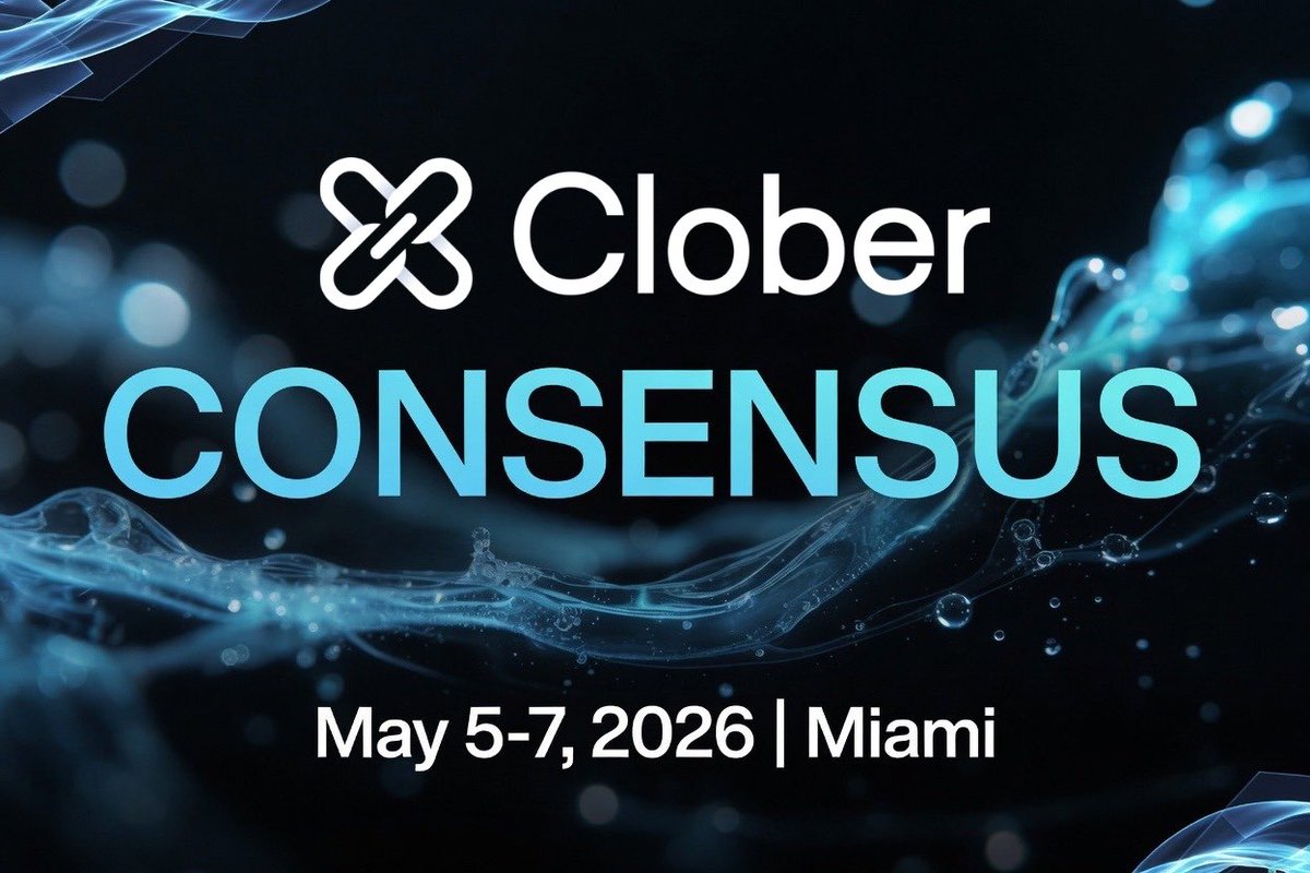 CloberDEX's tweet photo. Heading to Miami for Consensus this week?

Our co-founders @0xvinsohn and @Mawuko will be there connecting and jamming on PropAMMs and Agentic DeFi.🦞

DM them to schedule a meeting or say hi if you see them around at the conference events!

May the 4th be with you. ✨ https://t.co/RToGW7M1KQ