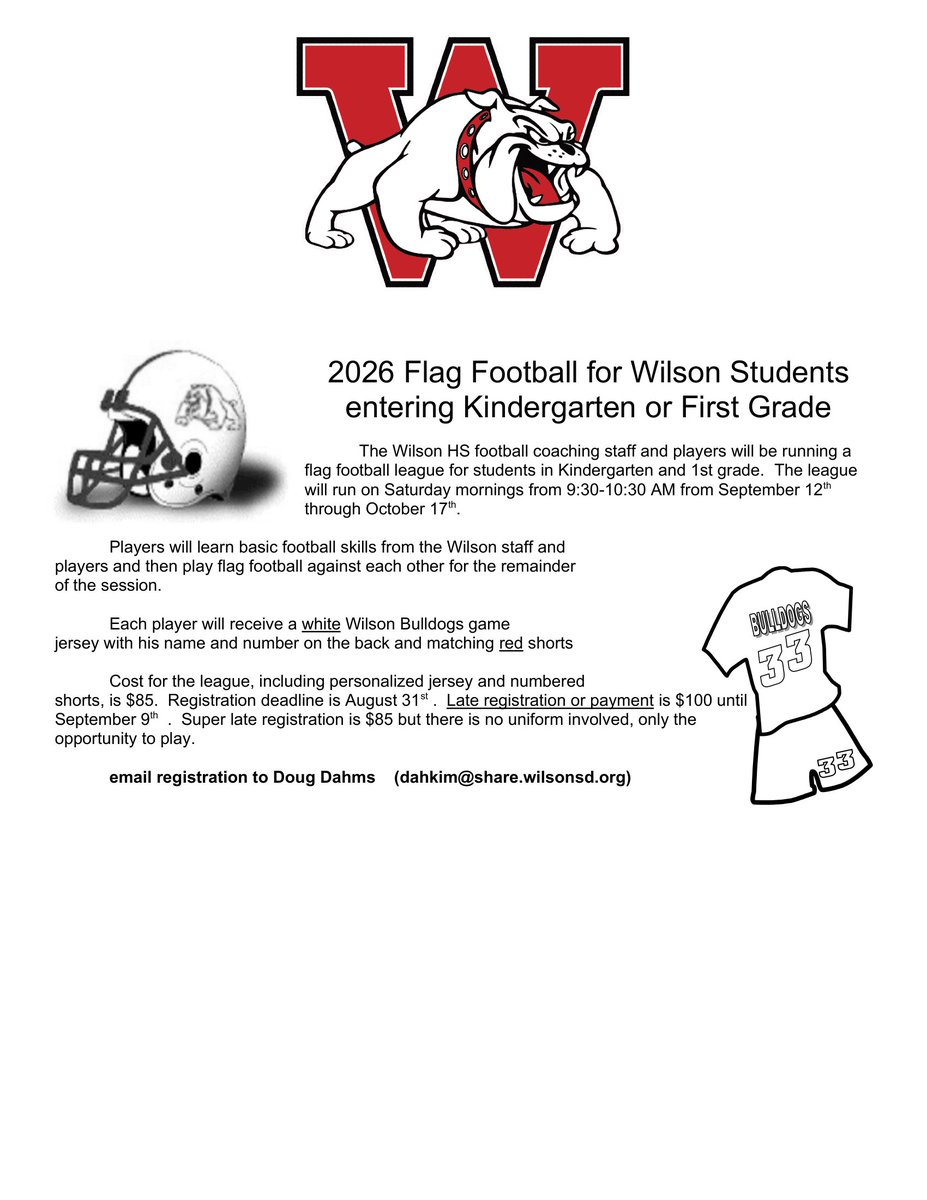 Wilson Bulldogs Football tweet media