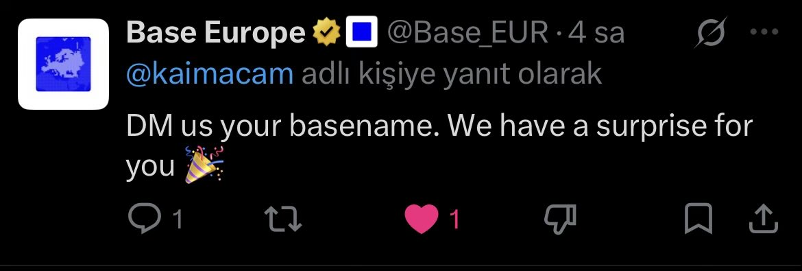 kaimacam's tweet image. Magic internet money
Just got a $75 USDC surprise for a simple comment. Engagement pays off!
Huge thanks to @Base_EUR 
That’s why you should never fade one of the most generous and promising ecosystem. @base 
Stay #Based