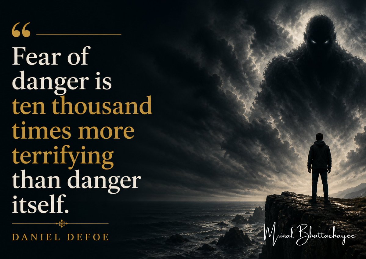 mrinalb2021's tweet image. “What we fear is often just a story our mind tells us.”

#DeepThoughts #MindControl #Awareness #InnerStrength #Clarity