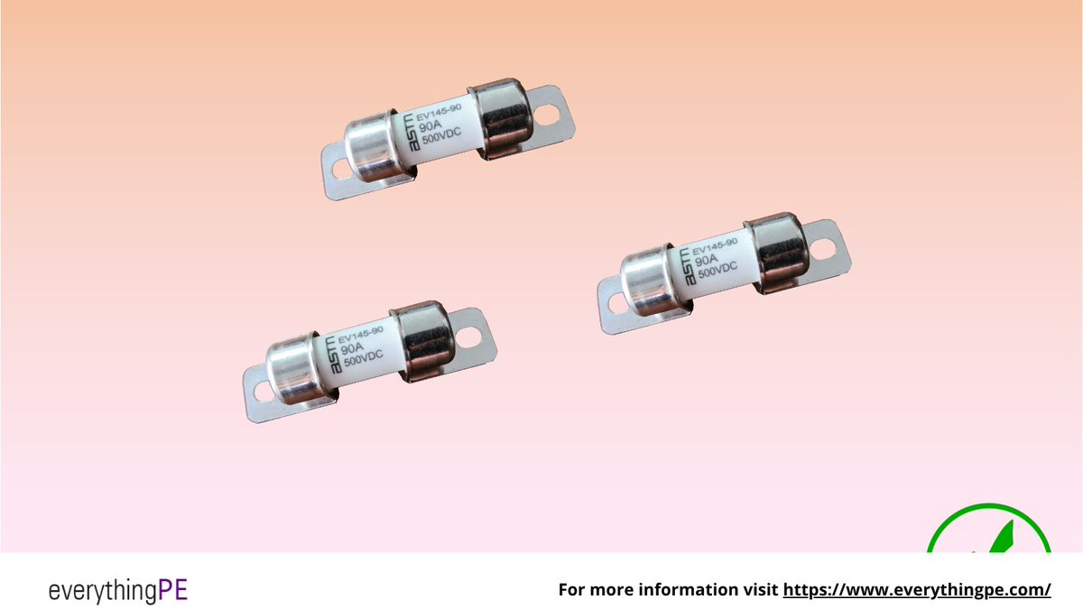 everything_PE_'s tweet image. The EV145-60 EP from Advanced SurgeTech Materials is an Electric Vehicle Fuse designed for EV/HEV/BESS applications

Learn more: ow.ly/8LKt50YUCu1

#products #datasheet #quotation #electricvehicle #emobility #bess #manufacturing #powermanagement