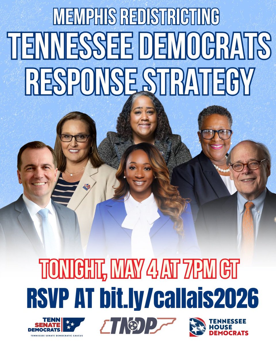 🚨 TONIGHT🚨
We’re not backing down and we’re night giving up. Join us tonight at 7pm to learn how you can join the fight. RSVP: 
bit.ly/callais2026