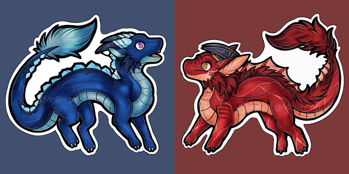 Mollin_Art's tweet image. Spooked! 😱
Stickers for Gonza! 

[ #digitalart #dragon #sticker ]