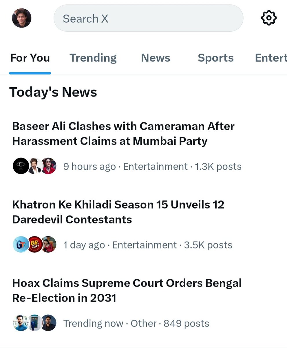 This is how Real fans support u <a href="/Baseer_Bob/">Baseer Ali</a> 🔥❤️
No one from xyz bhaichara fd ppl support u or post anything! 
This is reality 👍
So Don't think about them... We can take down anyone 😎🤐
Ur true supporters one nd only #BaseerSquad 🤙🤍
always with u 💞
#BaseerAli #TeamBaseer