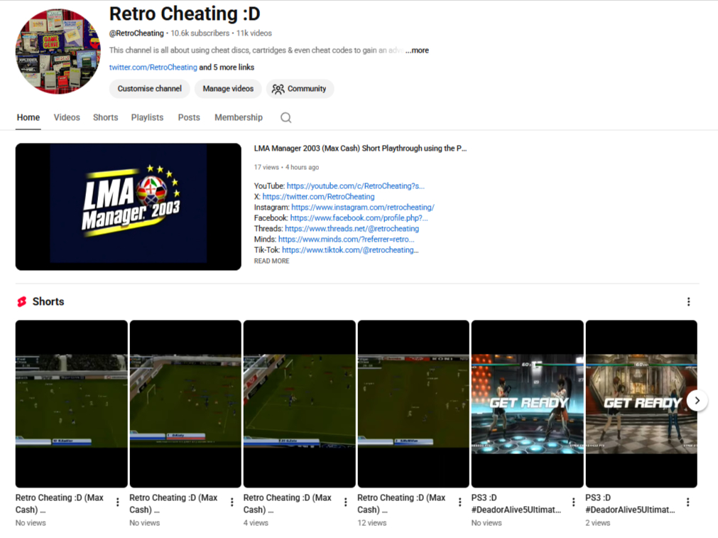 RetroCheating's tweet image. Help my Retro Cheating Gaming Channel get to 15k Subs today :D Any help is beyond appreciated :D #YouTube #YouTubeChannel #YouTubeGaming #YouTubePartner #YouTubeCreators #Gaming #VideoGames #Gamer #Retro

Feel Free to Sub to @RetroCheating on YouTube :D

youtube.com/c/RetroCheatin…