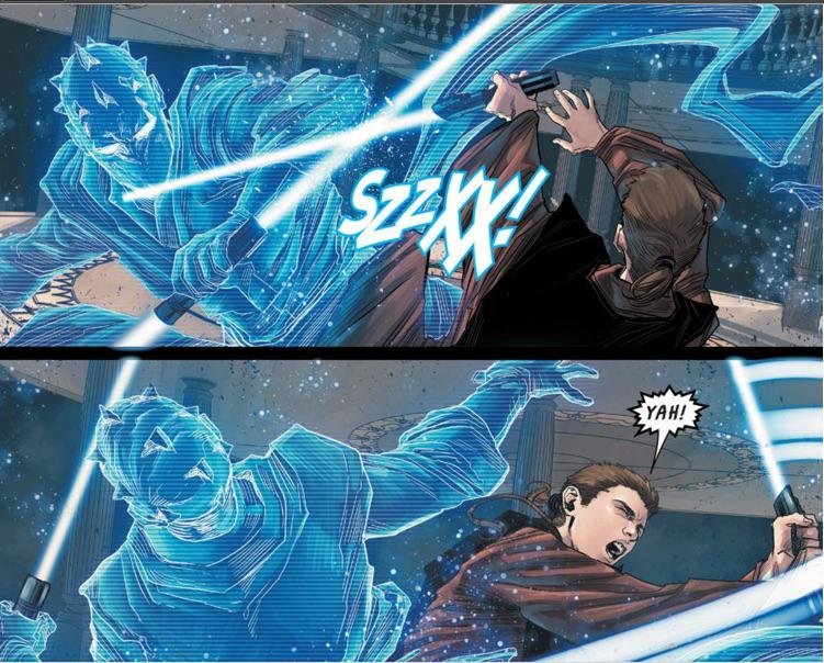 Kit_fist_flow's tweet photo. Maul not even knowing Anakin grew up training against holograms of himself https://t.co/ibi08gW5vA