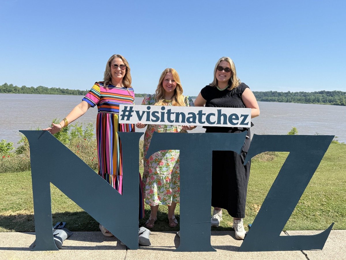 visitnatchez's tweet photo. It’s National Travel &amp; Tourism Week, &amp; we’re kicking things off by placing three letters NTZ around downtown. Lookout for the letters as they pop up around town, snap a photo when you find them, and share your adventures using #VisitNatchez.
#NTTW #VisitNatchez https://t.co/MjU4xc5Ifd