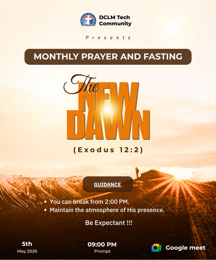 dclmtech's tweet photo. This month shall be unto you the beginning…” Exodus 12:2

Before the instruction, before the action, God gave a promise.
A declaration that a new season had already begun.

This is what The New Dawn represents 
Not just a change in time, but a shift ordained by God Himself. https://t.co/JyMN2VBzJf