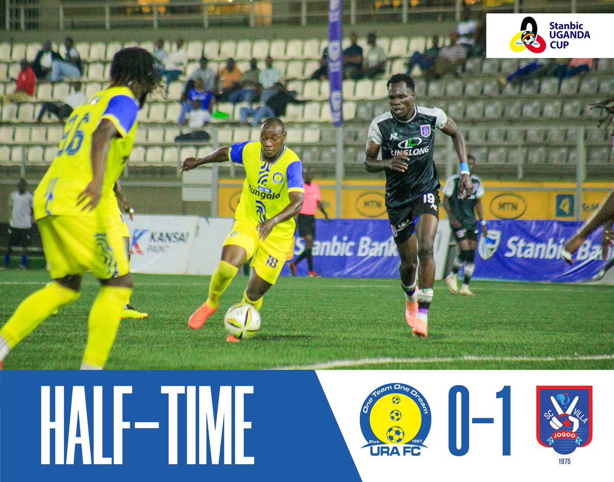 URAFC_Official's tweet photo. #StanbicUgandaCup: Down at the break but itโs not yet over. Letโs keep pushing tax collectors!
#URAFC | #OneTeamOneDream | #StanbicUgandaCup | #52ndEdition | #URAVIL https://t.co/wwj2dH1onq