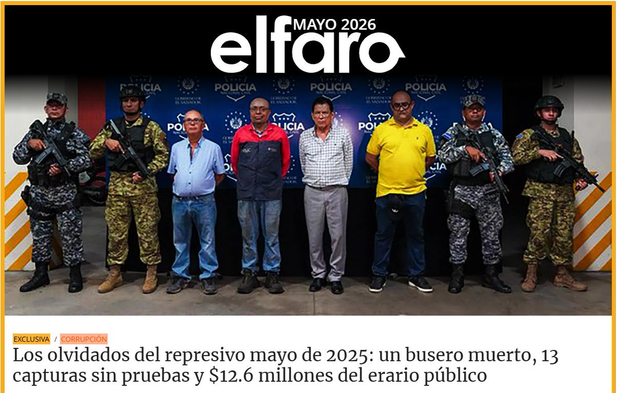 Los siete días de transporte público gratuito que el Gobierno de Bukele aprobó para contener la crisis por los derrumbes en Los Chorros, en mayo de 2025, costaron al erario público $12,643,855.45, según documentos oficiales obtenidos por El Faro.
beta.elfaro.net/titulares/los-…