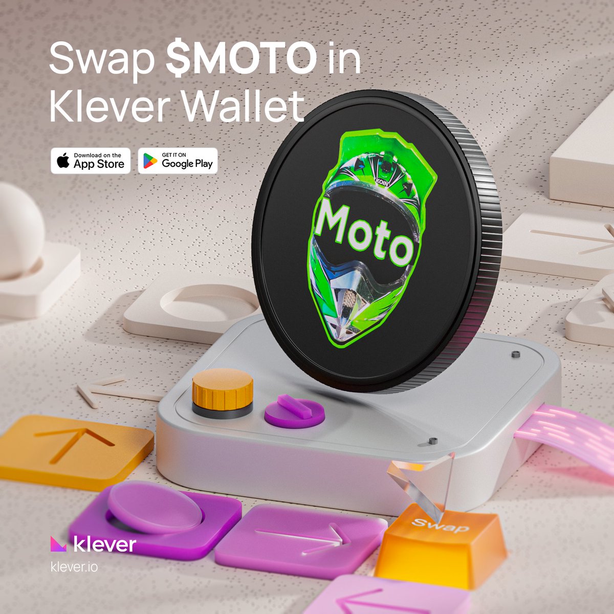 MotoKoin's tweet photo. $MOTO is on #KleverSwap! ๐
Swap @MotoKoin with the secure, fast, and reliable #KleverWallet: ๐
#SwapCrypto #Defi #NewListing #MotoKoin #MOTO #CROโฏโฏโฏ #KLV https://t.co/fQW8eXJn9N