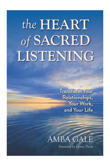 JackCanfield's tweet photo. My friend Amba Gale has written a beautiful new book, The Heart of Sacred Listening. In a world with too much noise, this book reminds us that listening can heal relationships, awaken leadership, and change lives. https://t.co/bdBVbEF7fe https://t.co/eZKQ8PDtRY