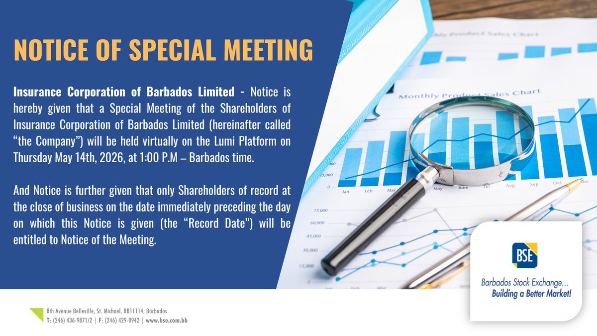 B'dos Stock Exchange tweet media