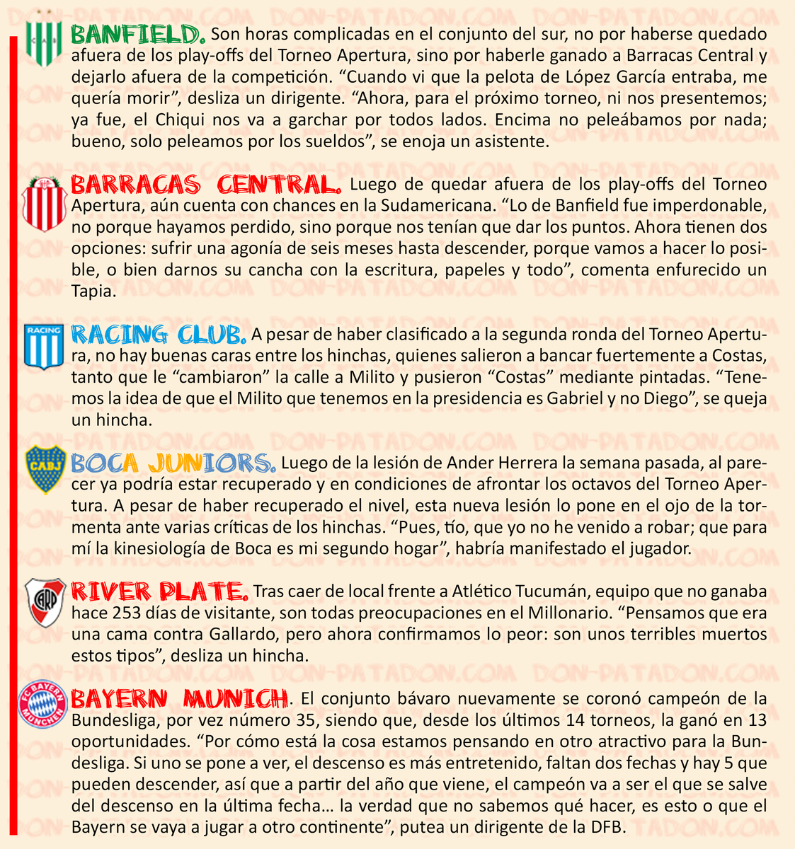 Cortitas por los clubes

#FutbolArgentino #Noticias 

don-patadon.com/2026/05/cortit…
