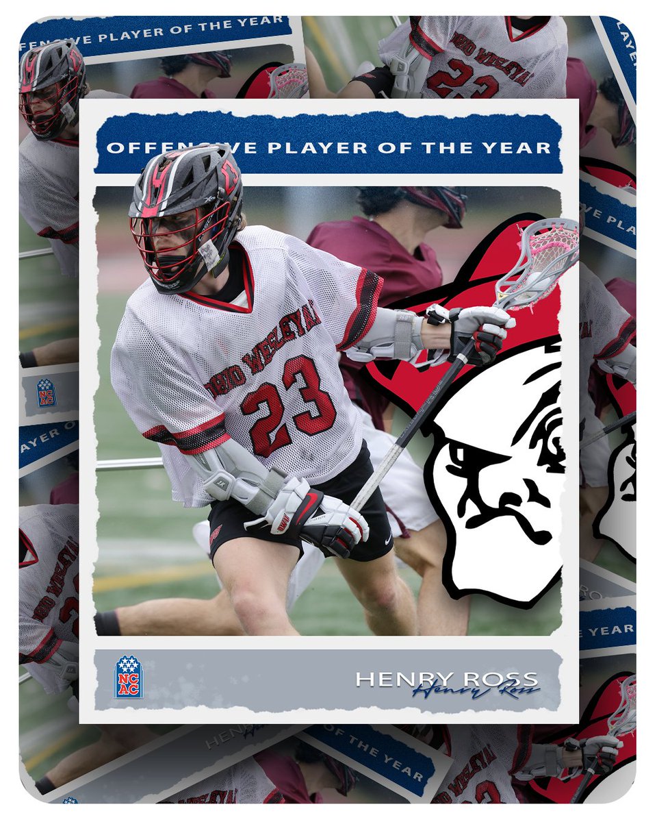 NCAC's tweet photo. Congratulations to Henry Ross of @owuathletics for being named the 2026 NCAC Offensive Player of the Year!
#NCACPride | #ncacmlax
π° | https://t.co/41hdZLAUxF https://t.co/1pgT1oBgPg