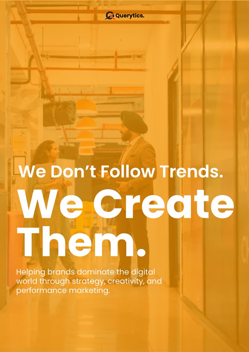 querytics's tweet image. Trends fade. Strong brands lead. 
At #Querytics, we build marketing strategies that create impact, drive growth, and keep your business ahead of the competition. 
#DigitalMarketing #BrandGrowth
