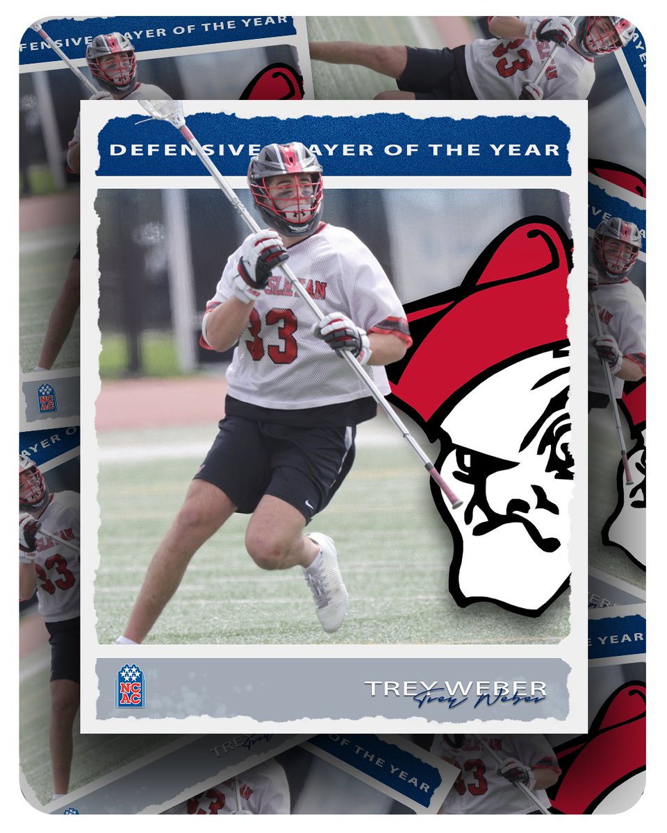 NCAC's tweet photo. Congratulations to Trey Weber of @owuathletics for being named the 2026 NCAC Defensive Player of the Year!
#NCACPride | #ncacmlax
π° | https://t.co/41hdZLAUxF https://t.co/8goW7D0qvL