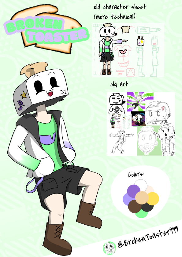 Broken Toaster VT 🍞 (Commisions open) tweet media