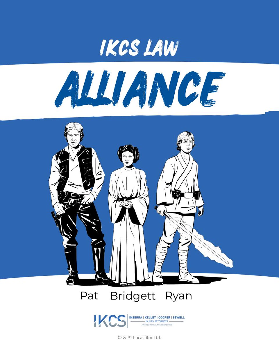IKCSattorneys's tweet photo. In a galaxy not so far away… justice still matters. 

May the 4th be with you — and if you ever need backup, you know who to call. 

“Star Wars” is owned by Lucasfilm Ltd. (a The Walt Disney Company company). https://t.co/hqnAWrw9WS