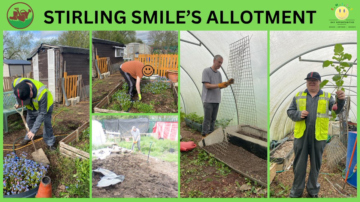 DayDoncaster's tweet image. #Stirling #SMILE have been working hard at their allotment which is on Bramworth Road in Hexthorpe. 

We’ve been weeding and sowing cucumber, pumpkin, and sweet pea seeds. We'll enjoy watching everything grow as summer approaches! 

@DoncasterDamian 
#TeamWork 
#Allotment