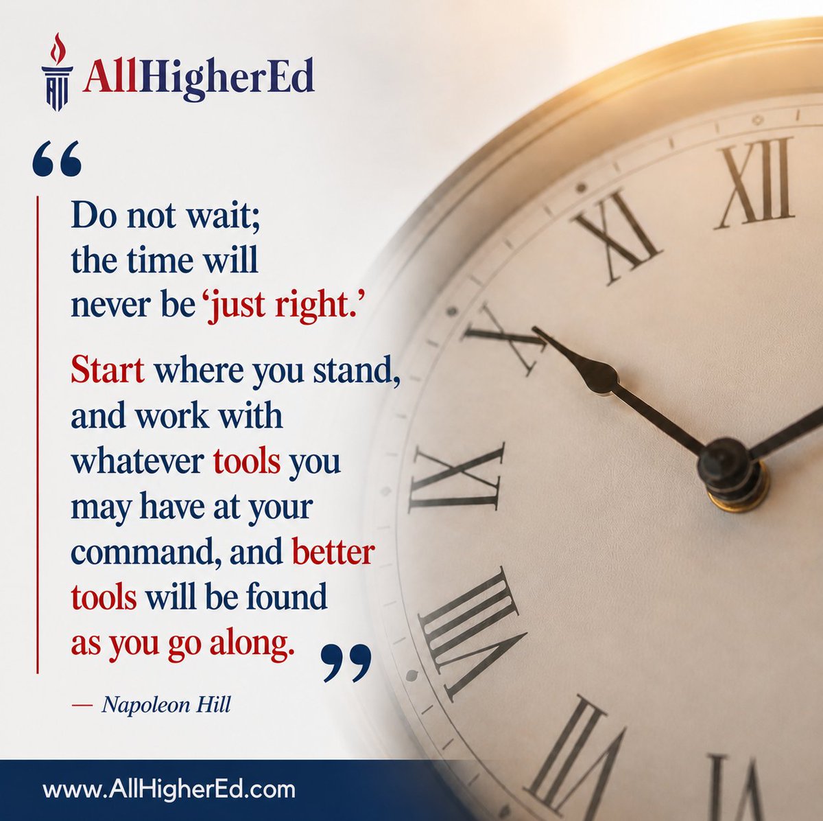 allhighered_'s tweet image. #MondayMotivation 
Start the week with a clear step forward.

Progress happens one decision at a time.
Where you are is enough to begin.

Explore what’s next:
zurl.co/iZcMY

#highered #higheredjobs #academicjobs #jobsearch #hiring #careers