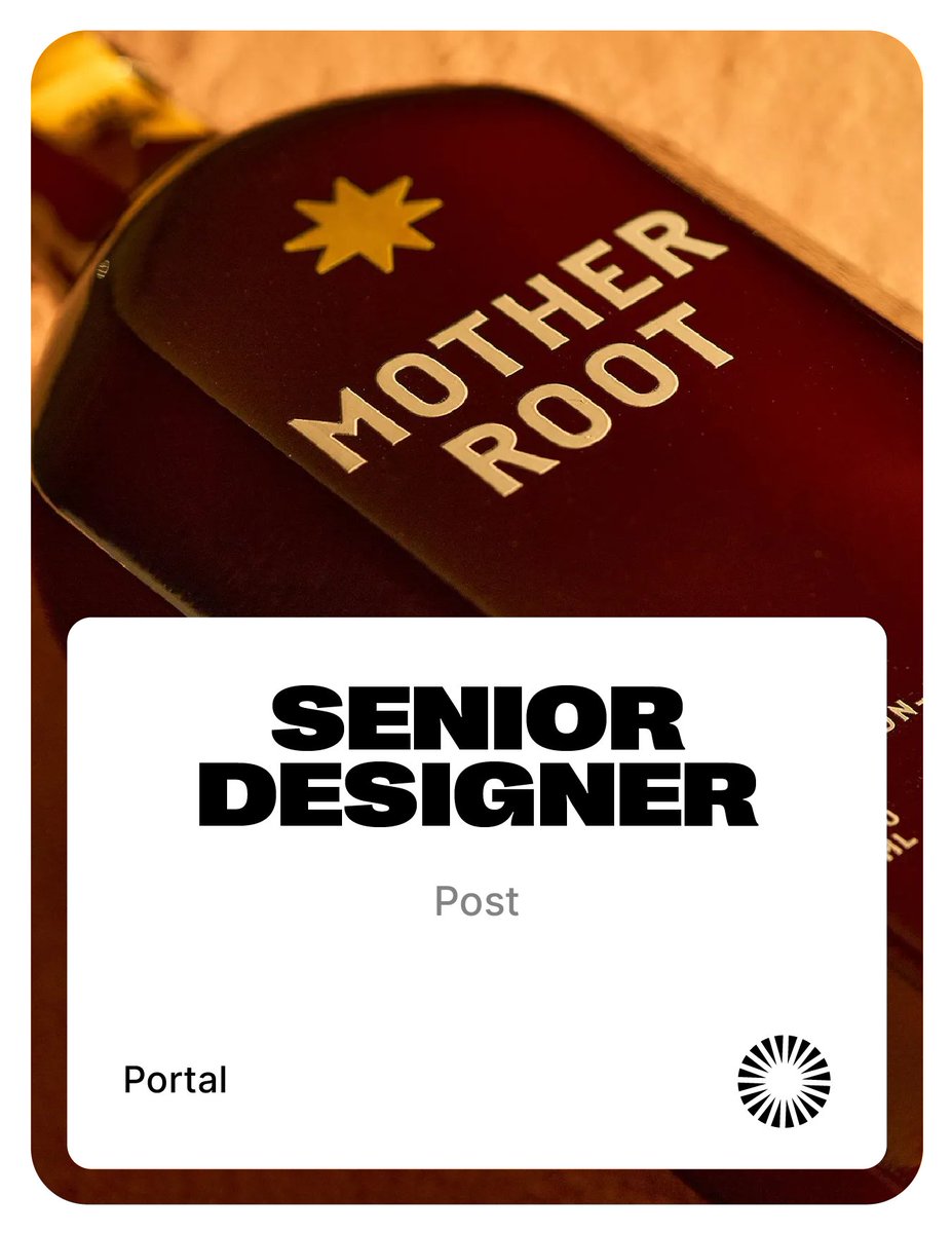 portaltoxyz's tweet image. New: Senior Designer
More: portalto.xyz

POST
LONDON
ONSITE
SENIOR

#design #jobs #hiring #london #seniordesigner