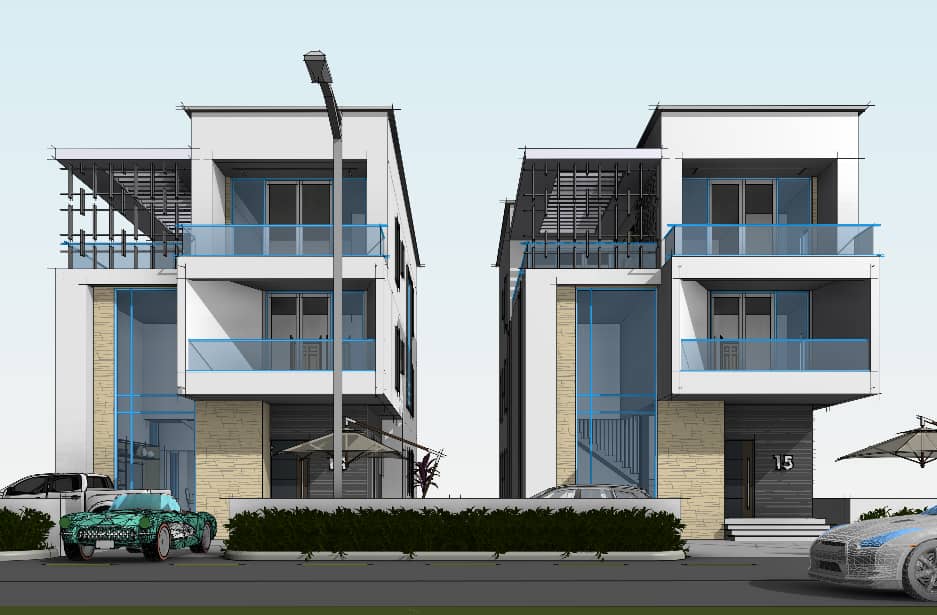 Arch_Dokun77's tweet image. By evening, we will have the street light on💡.
#Architecture #Design #ArchiViz #students