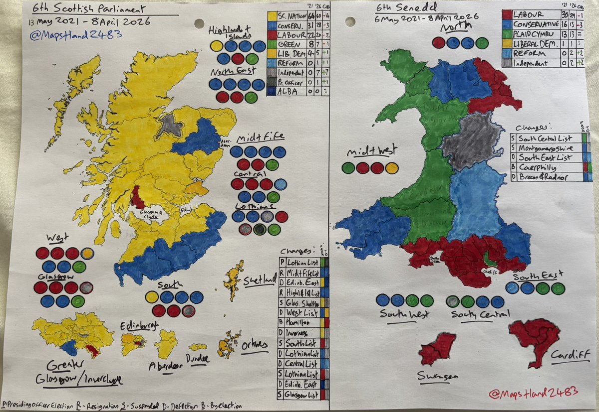 Hand-Coloured Election Maps tweet media