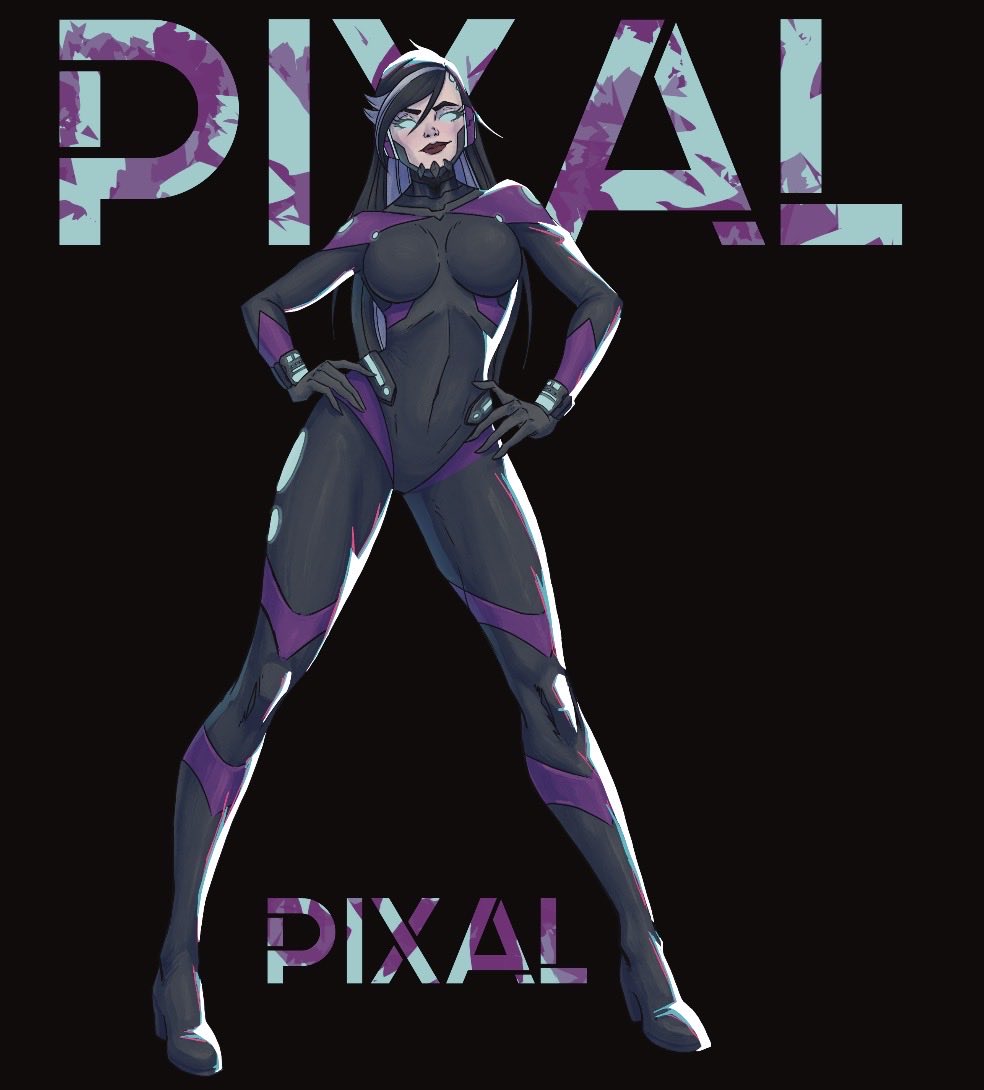 Planning on making this a shirt. This is a preview of the cover of the second issue of Pixal!