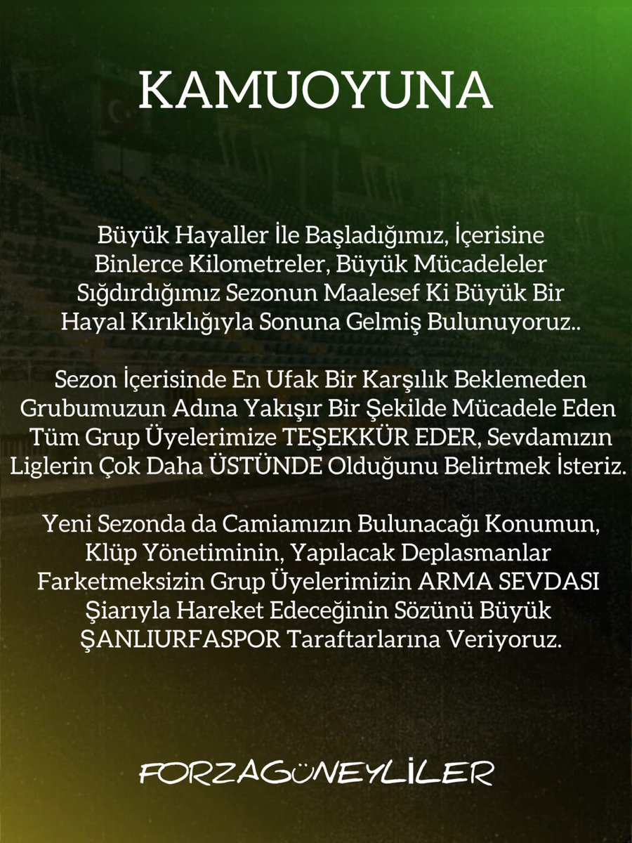FORZA GÜNEYLİLER tweet media