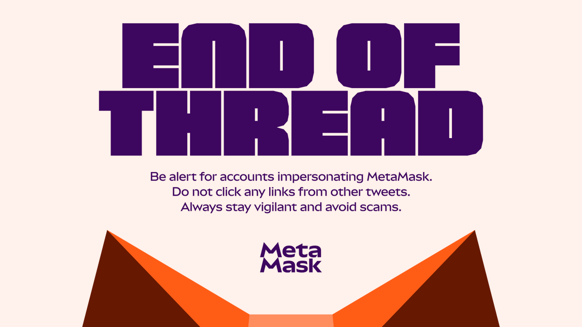 MetaMask 🦊 tweet media
