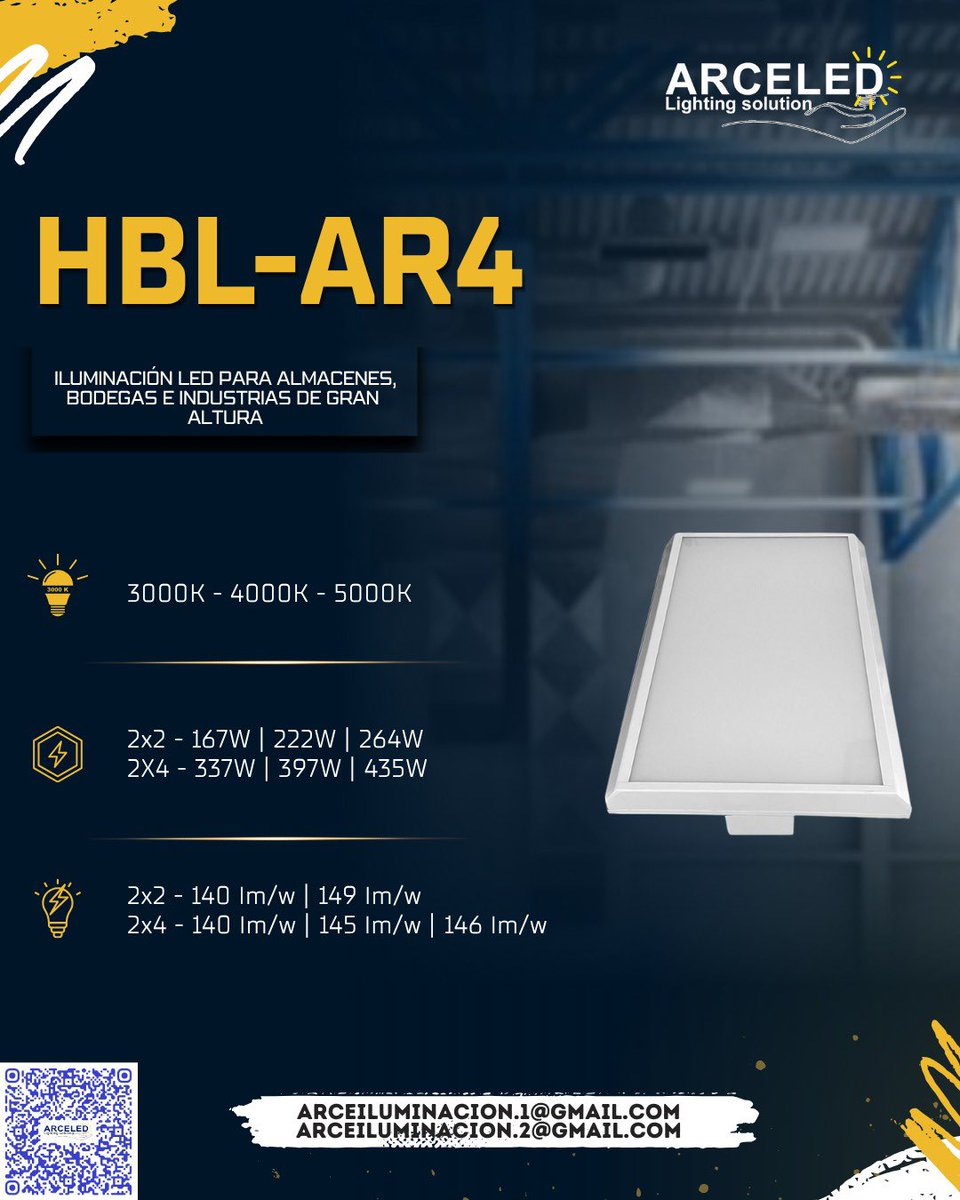 arceiluminled's tweet image. 💡 Modelo: HBL-AR4
🔅 Potencia: 167-435W
👉 Aplicación: Bodegas, almacenes e industrias de gran altura.

Cotiza con nosotros: 
3327993806 / 3315837691

#iluminación #luminaria #led @seguidores @todos @destacar
