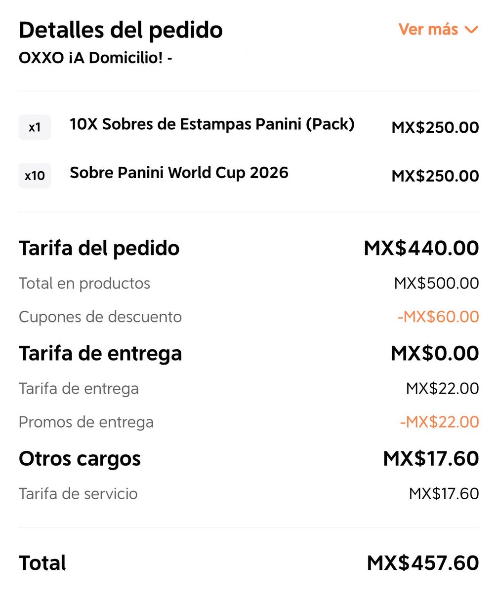 Antes en el trabajo encargaba comida por DiDi, ahora puro sobre del mundial y me traigo lonche de mi casa